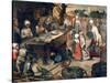 The Presentation of Gifts, C1584-1638-Pieter Brueghel the Younger-Stretched Canvas