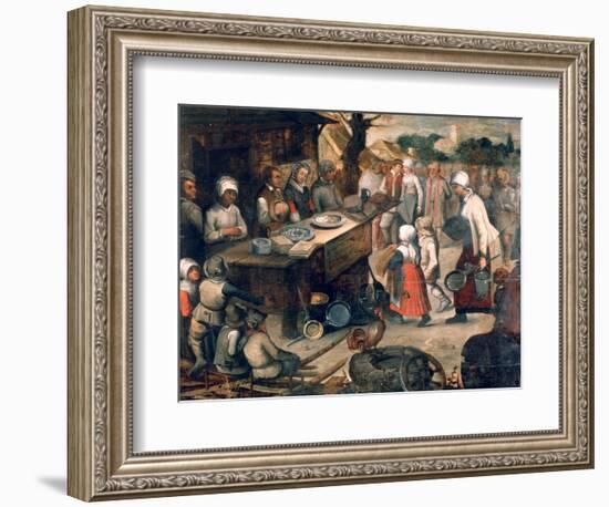 The Presentation of Gifts, C1584-1638-Pieter Brueghel the Younger-Framed Giclee Print