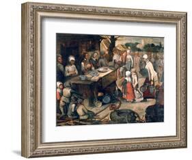 The Presentation of Gifts, C1584-1638-Pieter Brueghel the Younger-Framed Giclee Print
