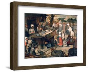 The Presentation of Gifts, C1584-1638-Pieter Brueghel the Younger-Framed Giclee Print