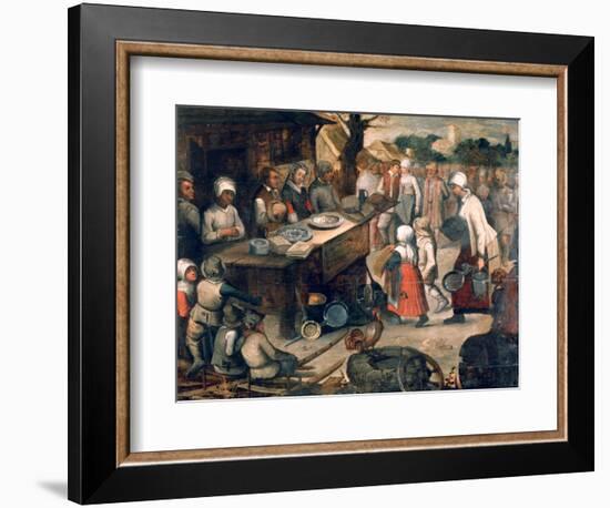 The Presentation of Gifts, C1584-1638-Pieter Brueghel the Younger-Framed Giclee Print