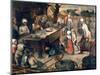 The Presentation of Gifts, C1584-1638-Pieter Brueghel the Younger-Mounted Giclee Print