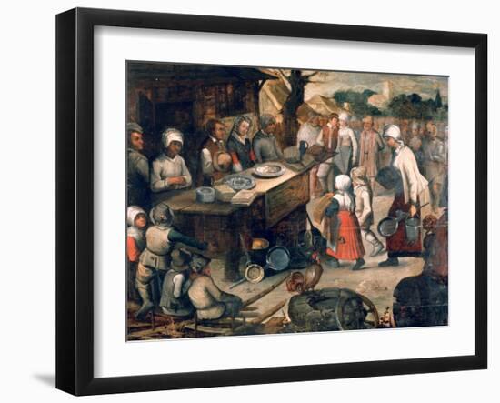 The Presentation of Gifts, C1584-1638-Pieter Brueghel the Younger-Framed Giclee Print