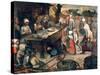 The Presentation of Gifts, C1584-1638-Pieter Brueghel the Younger-Stretched Canvas