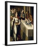 The Presentation of Jesus at the Temple, 1560-1568-Luis De Morales-Framed Giclee Print