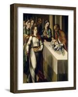 The Presentation of Jesus at the Temple, 1560-1568-Luis De Morales-Framed Giclee Print