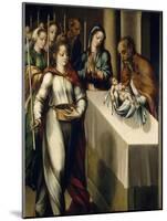 The Presentation of Jesus at the Temple, 1560-1568-Luis De Morales-Mounted Giclee Print