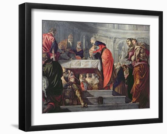 The Presentation of Jesus in the Temple-Jacopo Robusti Tintoretto-Framed Giclee Print