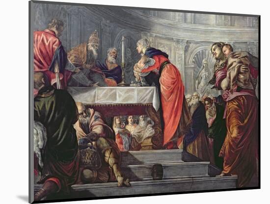 The Presentation of Jesus in the Temple-Jacopo Robusti Tintoretto-Mounted Giclee Print