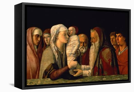 The Presentation of Jesus in the Temple-Giovanni Bellini-Framed Stretched Canvas