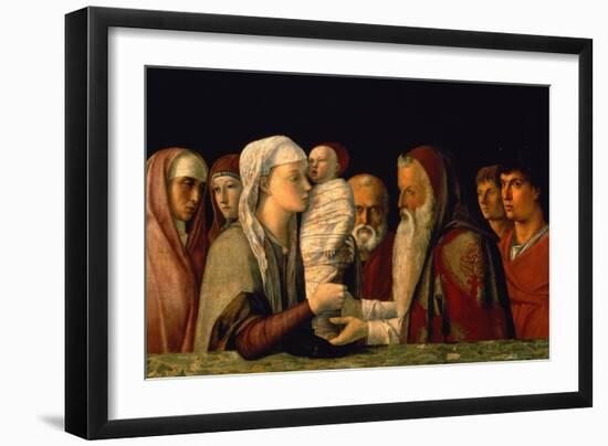 The Presentation of Jesus in the Temple-Giovanni Bellini-Framed Giclee Print