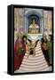 The Presentation of Mary in the Temple, Altarpiece from Verdu, 1432-34-Jaume Ferrer II-Framed Stretched Canvas