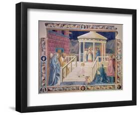 The Presentation of the Blessed Virgin Mary in the Temple, 1433-34-Paolo Uccello-Framed Premium Giclee Print