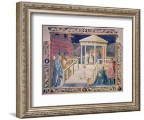 The Presentation of the Blessed Virgin Mary in the Temple, 1433-34-Paolo Uccello-Framed Giclee Print