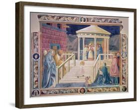 The Presentation of the Blessed Virgin Mary in the Temple, 1433-34-Paolo Uccello-Framed Giclee Print