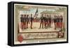 The Presentation of the Flag-null-Framed Stretched Canvas