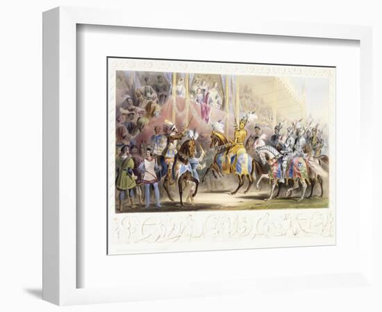 The Presentation of the Knight, 1843-James Henry Nixon-Framed Giclee Print