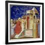 The Presentation of the Virgin at the Temple, circa 1305-Giotto di Bondone-Framed Giclee Print