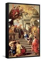 The Presentation of the Virgin at the Temple-Luca Giordano-Framed Stretched Canvas