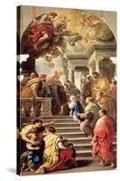 The Presentation of the Virgin at the Temple-Luca Giordano-Stretched Canvas