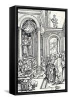 The Presentation of the Virgin in the Temple, 1506-Albrecht Dürer-Framed Stretched Canvas