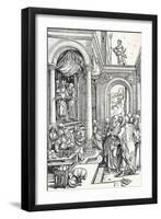 The Presentation of the Virgin in the Temple, 1506-Albrecht Dürer-Framed Giclee Print