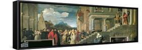 The Presentation of the Virgin in the Temple, 1534-38-Titian (Tiziano Vecelli)-Framed Stretched Canvas