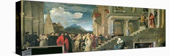 The Presentation of the Virgin in the Temple, 1534-38-Titian (Tiziano Vecelli)-Stretched Canvas