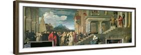 The Presentation of the Virgin in the Temple, 1534-38-Titian (Tiziano Vecelli)-Framed Giclee Print