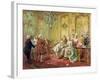 The Presentation of the Young Mozart to Mme De Pompadour at Versailles in 1763-Vicente De Paredes-Framed Giclee Print