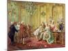 The Presentation of the Young Mozart to Mme De Pompadour at Versailles in 1763-Vicente De Paredes-Mounted Giclee Print