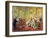 The Presentation of the Young Mozart to Mme De Pompadour at Versailles in 1763-Vicente De Paredes-Framed Giclee Print