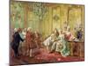 The Presentation of the Young Mozart to Mme De Pompadour at Versailles in 1763-Vicente De Paredes-Mounted Giclee Print