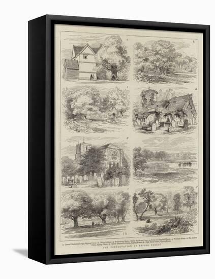 The Preservation of Epping Forest-Joseph Nash-Framed Stretched Canvas