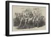 The President Louis Napoleon on the Boulevard De La Madeleine-null-Framed Giclee Print