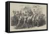 The President Louis Napoleon on the Boulevard De La Madeleine-null-Framed Stretched Canvas