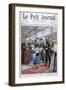 The President of the French Republic Visiting Brittany, 1896-null-Framed Giclee Print