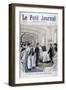 The President of the Republic, Felix Faure, Visiting Saint-Antoine Hospital, Paris, 1895-null-Framed Giclee Print