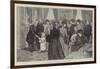 The President's Public Reception at the White House, Washington-Henry Charles Seppings Wright-Framed Giclee Print
