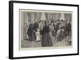 The President's Public Reception at the White House, Washington-Henry Charles Seppings Wright-Framed Giclee Print