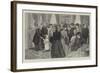 The President's Public Reception at the White House, Washington-Henry Charles Seppings Wright-Framed Giclee Print