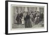 The President's Public Reception at the White House, Washington-Henry Charles Seppings Wright-Framed Giclee Print