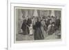 The President's Public Reception at the White House, Washington-Henry Charles Seppings Wright-Framed Giclee Print