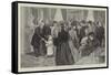 The President's Public Reception at the White House, Washington-Henry Charles Seppings Wright-Framed Stretched Canvas