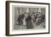 The President's Public Reception at the White House, Washington-Henry Charles Seppings Wright-Framed Giclee Print