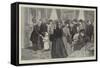 The President's Public Reception at the White House, Washington-Henry Charles Seppings Wright-Framed Stretched Canvas