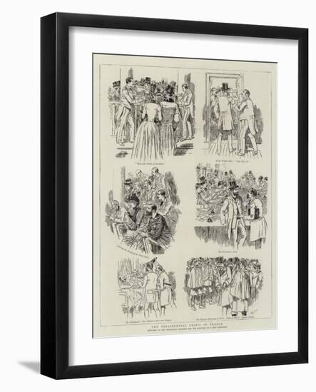 The Presidential Crisis in France-null-Framed Giclee Print