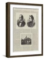 The Presidential Election in the United States, Mr William Jennings Bryan-null-Framed Giclee Print