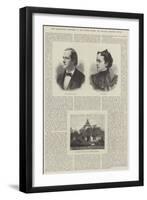 The Presidential Election in the United States, Mr William Jennings Bryan-null-Framed Giclee Print