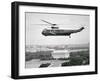 The Presidential Helicopter Flying over Washington, D.C.-null-Framed Giclee Print